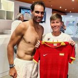 Demi Schuurs and Rafael Nadal, Paris Olympics (IG)