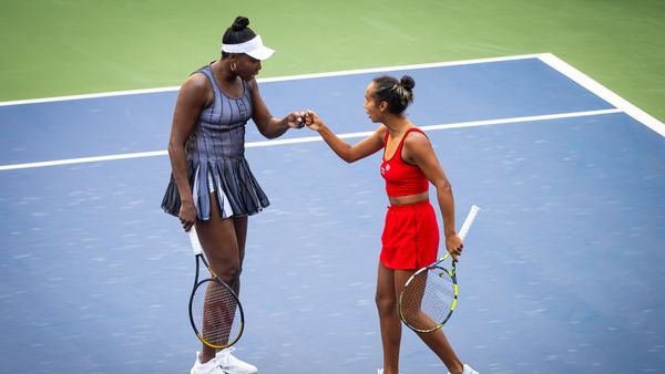 Venus Williams and Leylah Fernandez